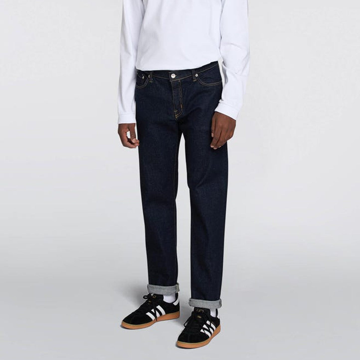 Indigo Regular Tapered Jeans - Blue