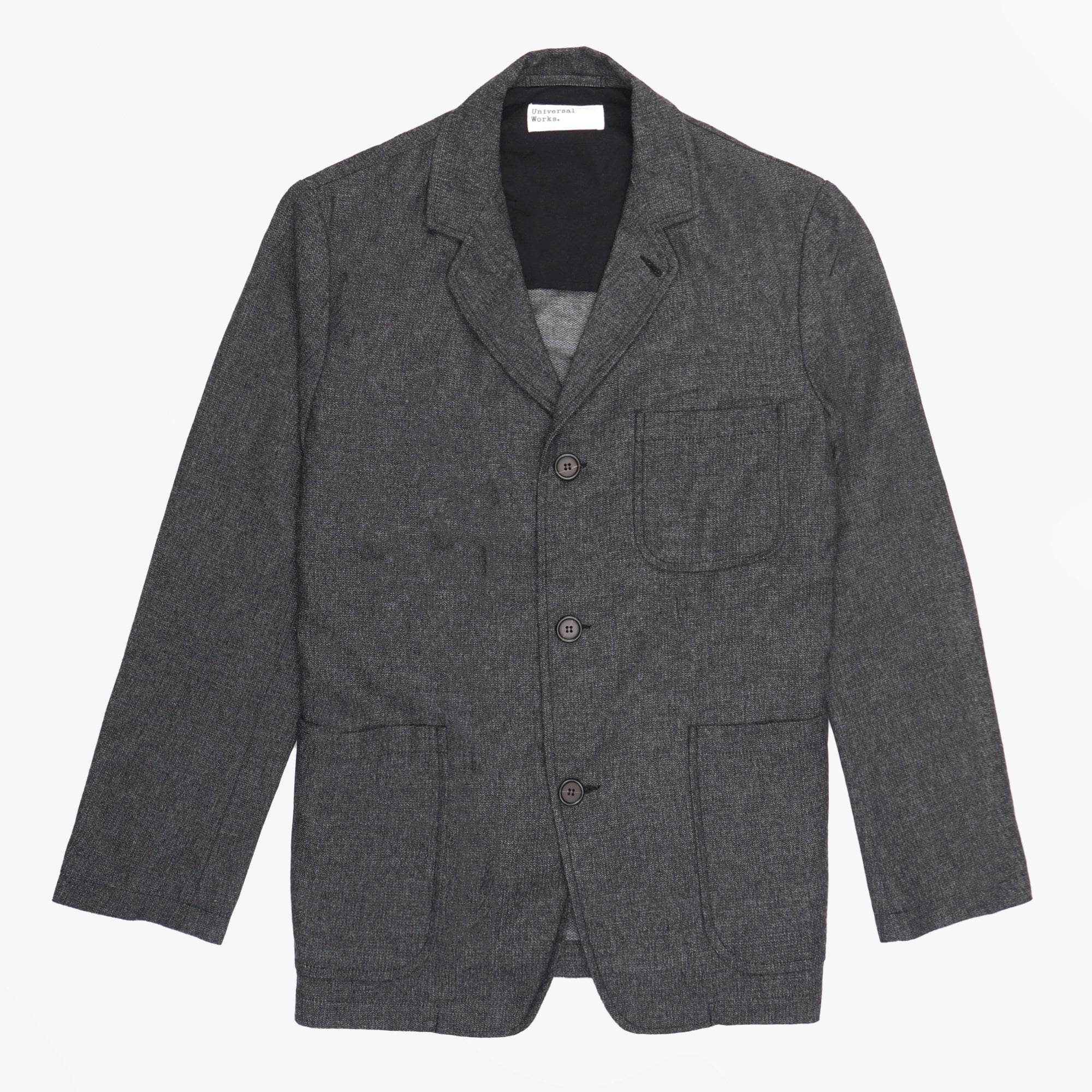 Universal Works - - Upcycled It Tweed 3 Button Jacket - Grey – MR