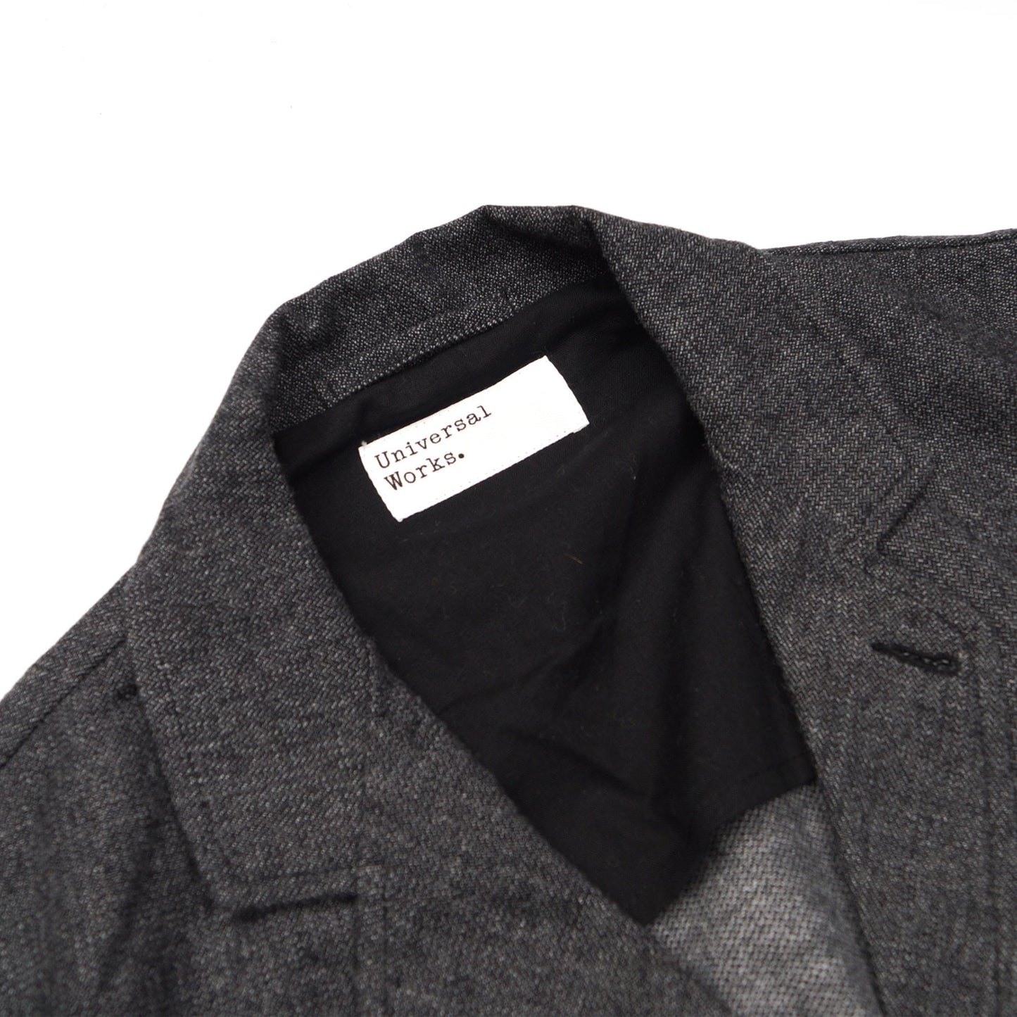 - Upcycled It Tweed 3 Button Jacket - Grey