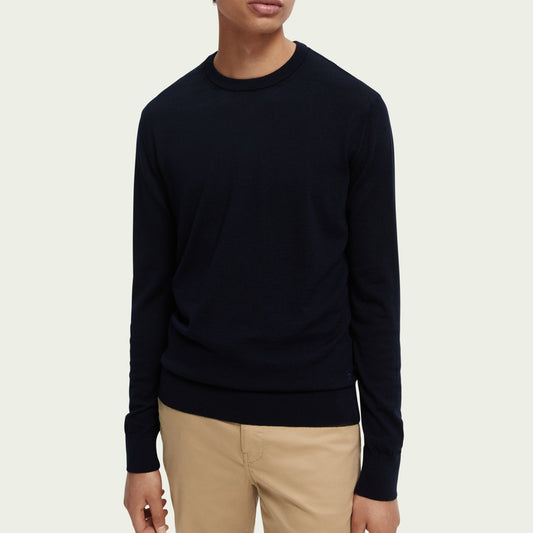 - Essentials Crew Neck Pullover - Night