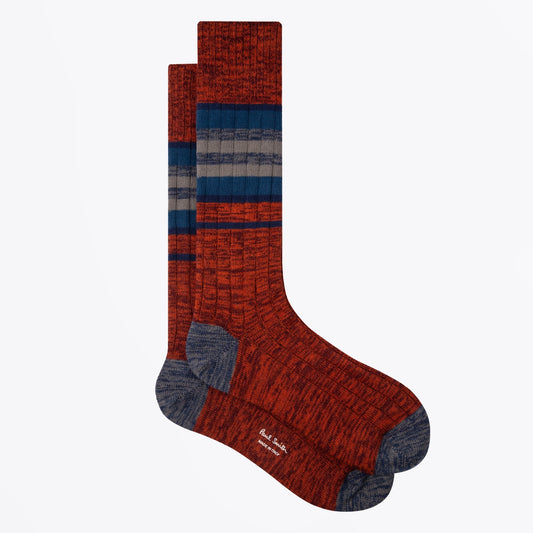 - Yoann Chunky Socks - Burgundy