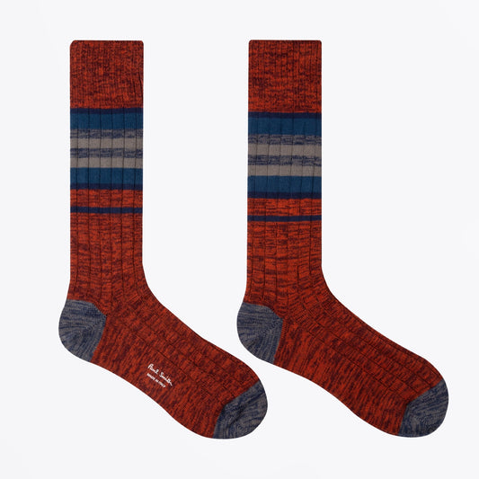 - Yoann Chunky Socks - Burgundy