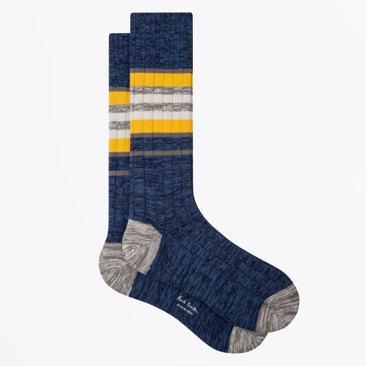 - Yoann Chunky Socks - Navy