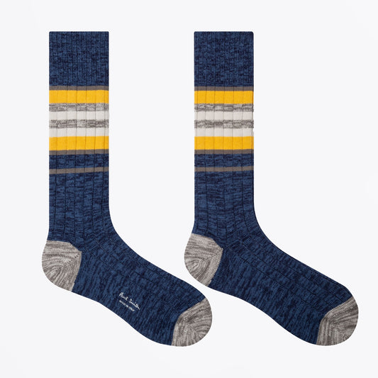 - Yoann Chunky Socks - Navy
