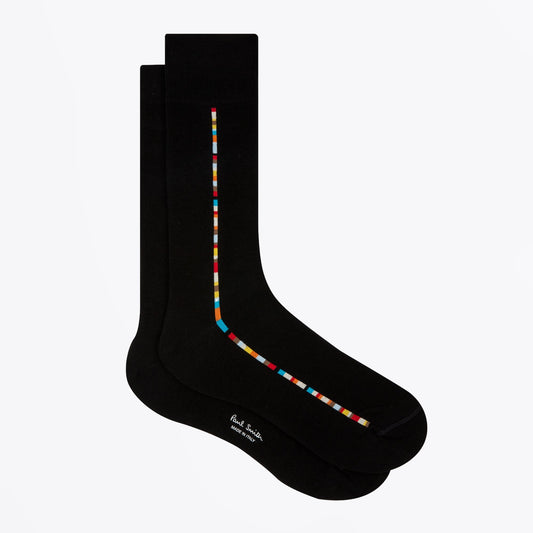 - 'Signature Stripe' Socks - Black