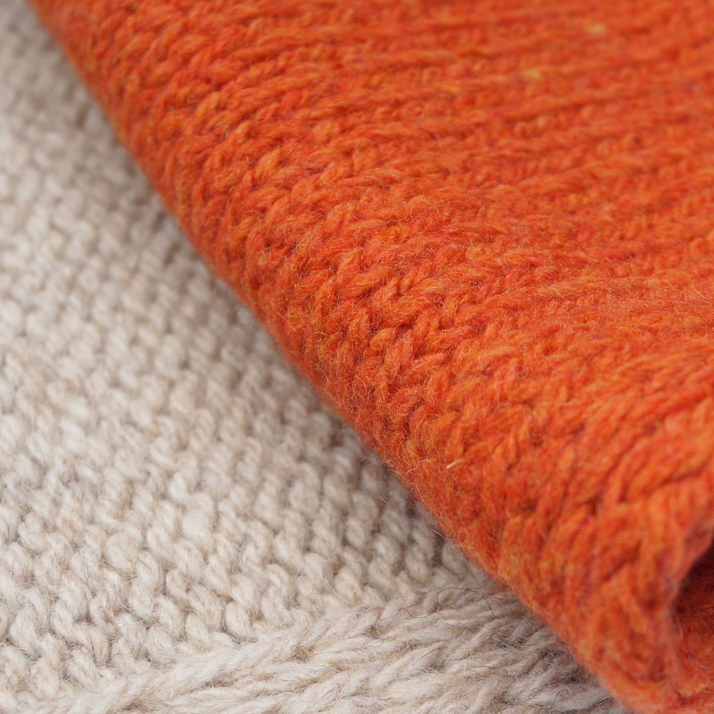 - Eco Wool Stripe Scarf - Multi