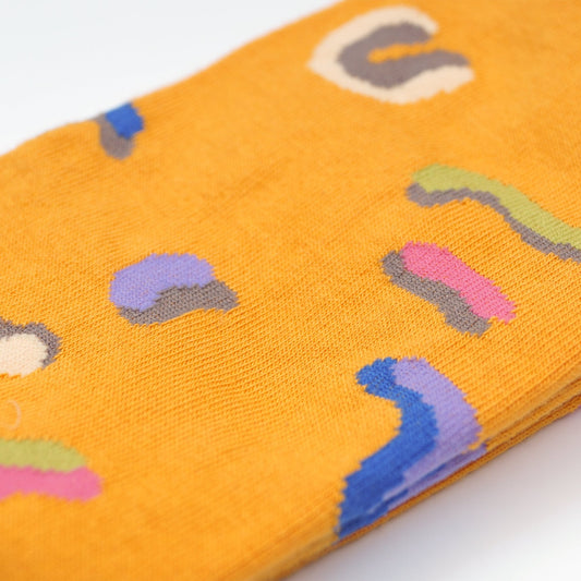 - Squiggle Socks - Yellow