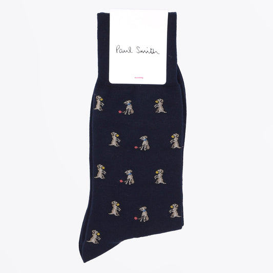 - Wallace Dogs Socks - Navy