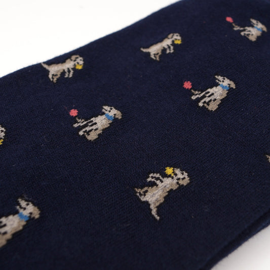 - Wallace Dogs Socks - Navy