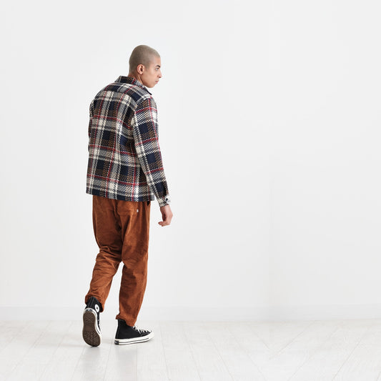 - Whiting Overshirt Union Check - Navy