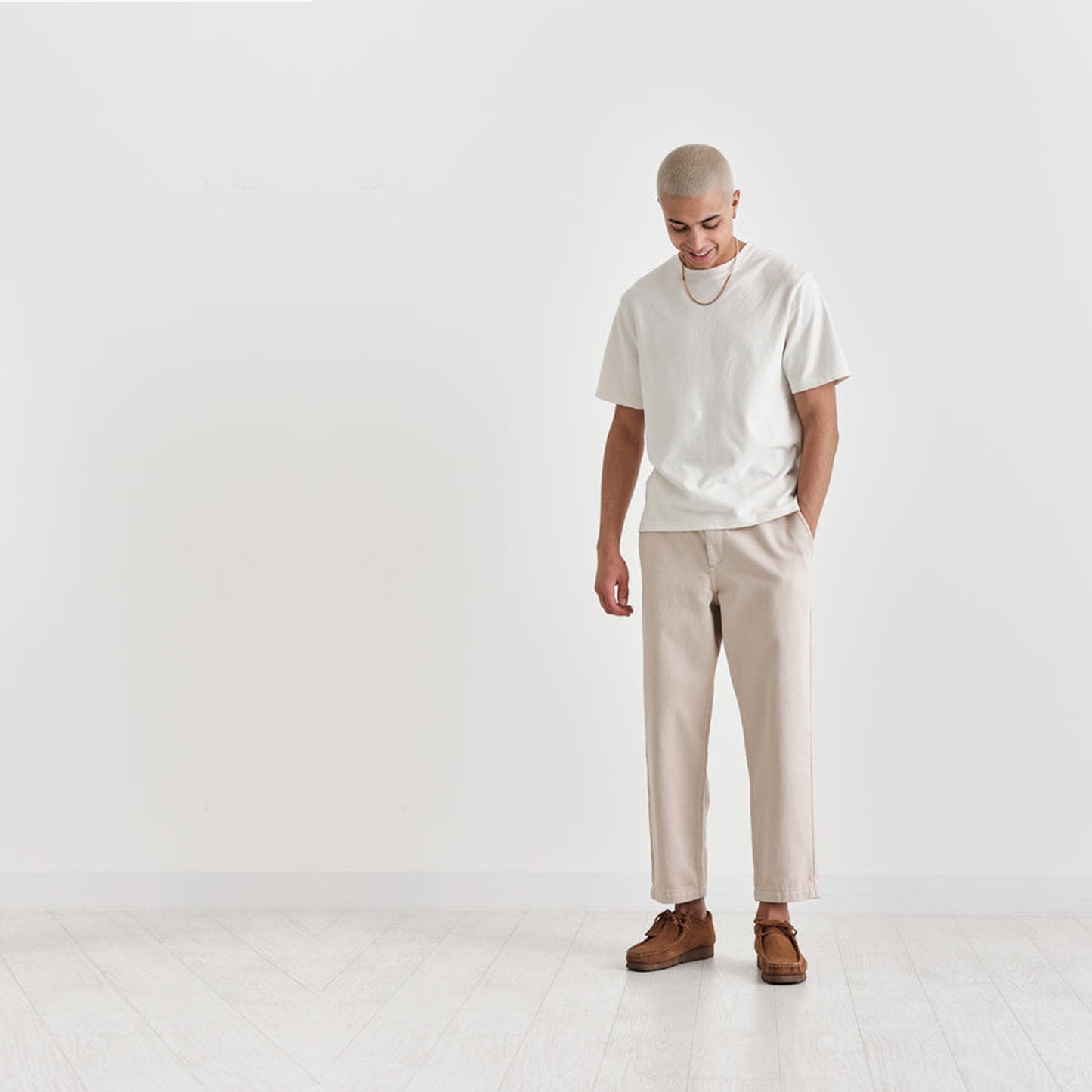 - Dean Short Sleeve Jolt Tee - Ecru