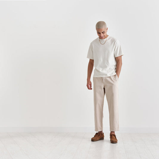 - Dean Short Sleeve Jolt Tee - Ecru