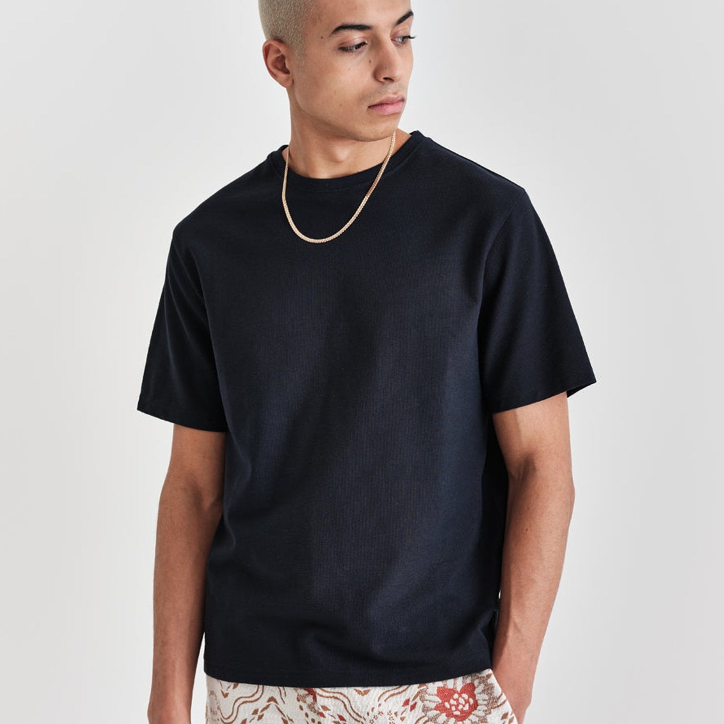 - Dean Short Sleeve Jolt Tee - Navy