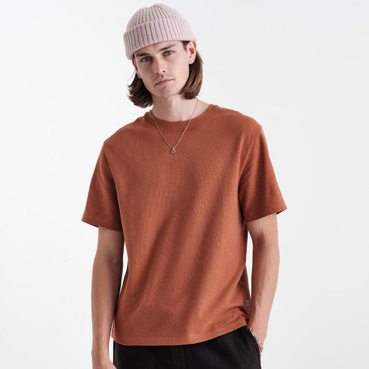 - Dean Short Sleeve Jolt Tee - Caramel