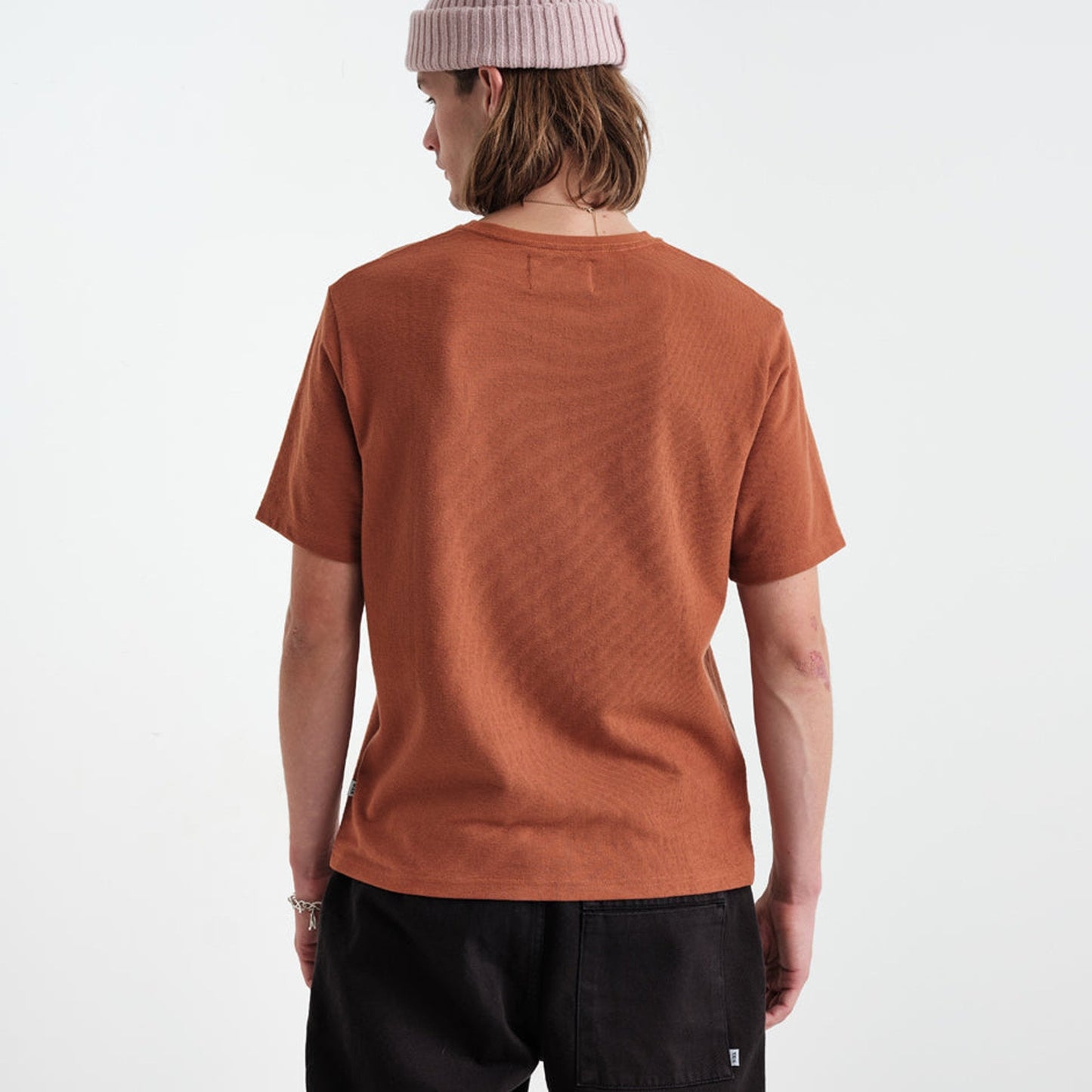 - Dean Short Sleeve Jolt Tee - Caramel