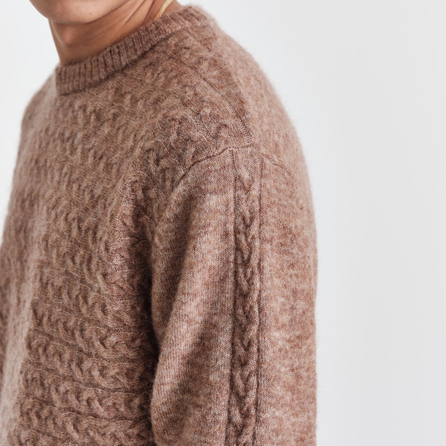 - Grove Crew Pullover York Knit - Natural