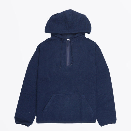 - Tibet Fleece Beach Hoody - Navy