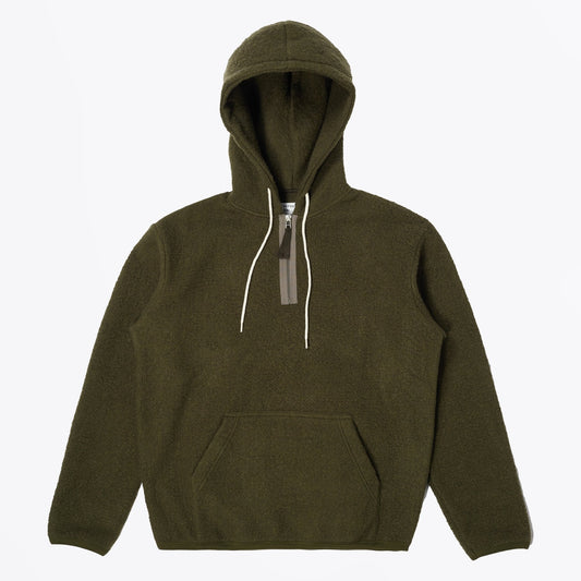 - Tibet Fleece Beach Hoody - Olive