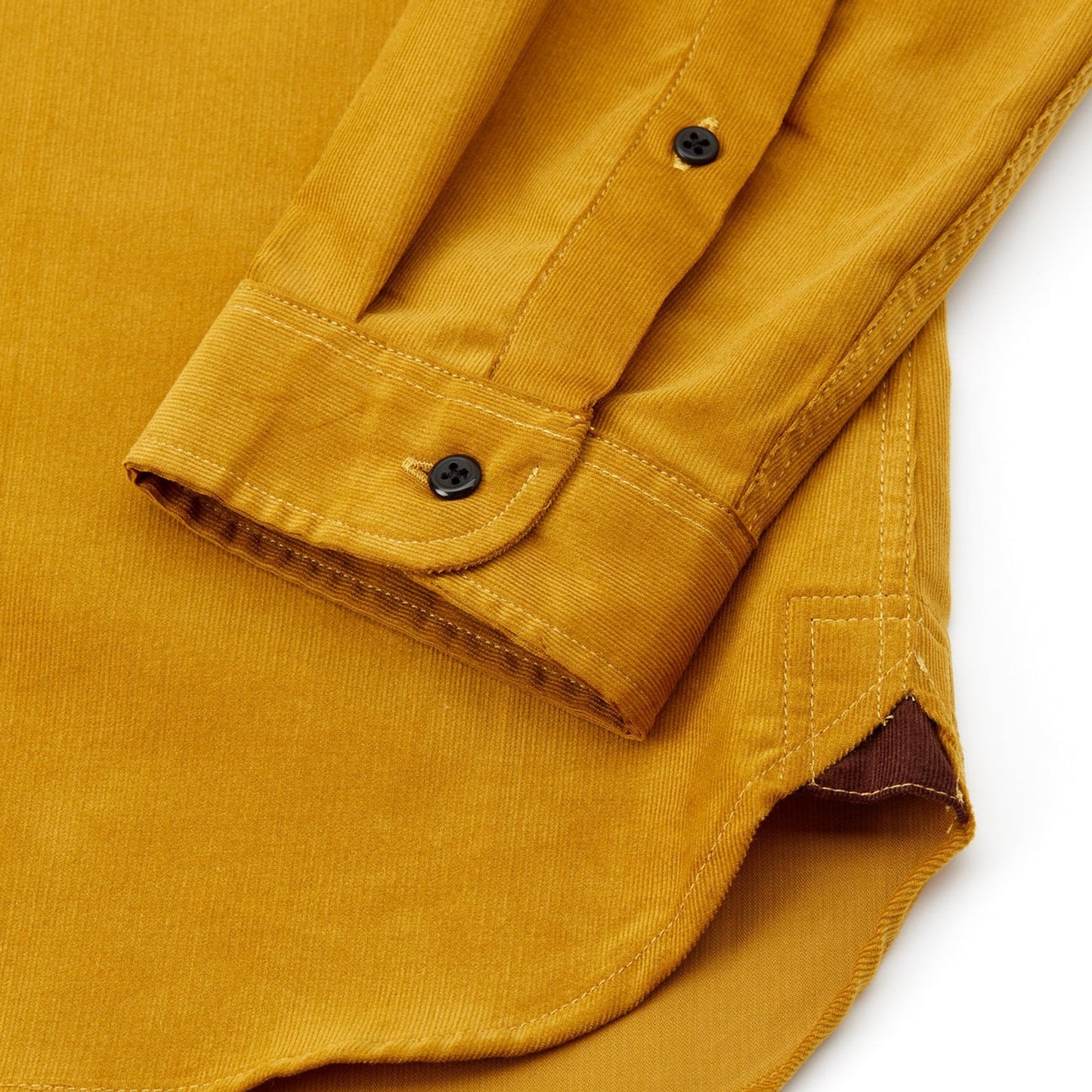 - Camden Cord Brook Shirt - Yellow
