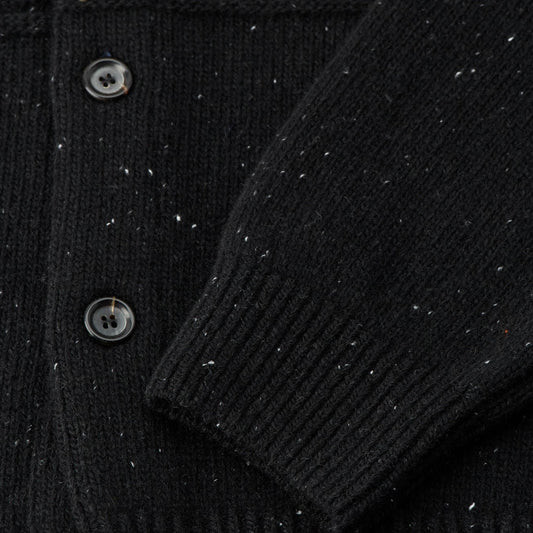 - Elswick Cradle Cardigan - Black Donegal