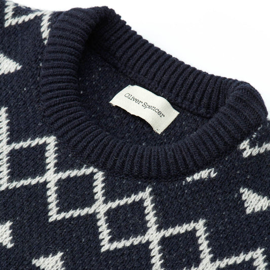 Milroy Blenheim Jumper - Navy