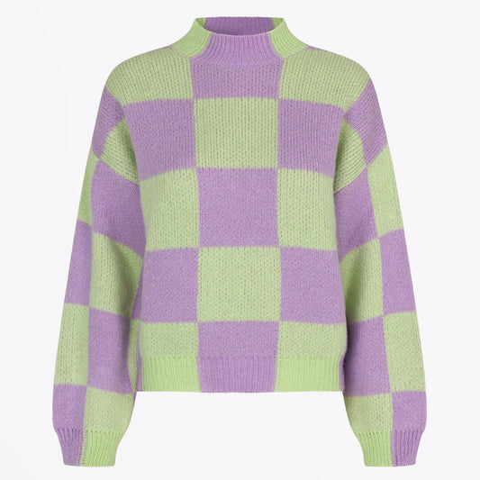 - Adonis - Alpaca Knit Jumper - Lavender Fog