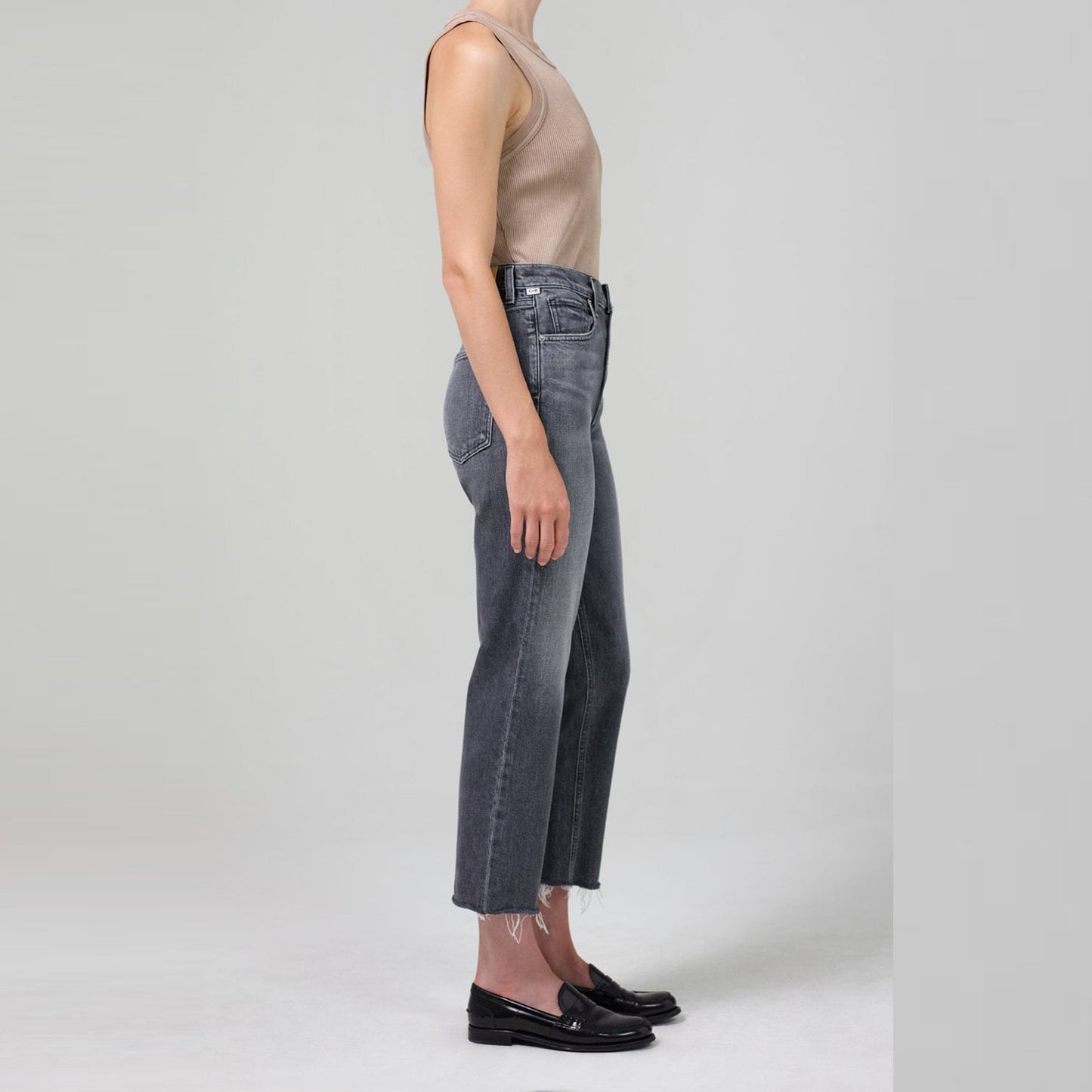 - Daphne Crop High Rise Jeans - All Nighter