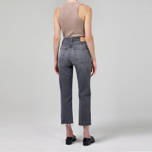 - Daphne Crop High Rise Jeans - All Nighter