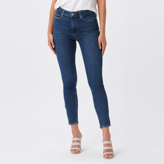 - Margot - High-Rise Ankle Skinny Jeans - Blue