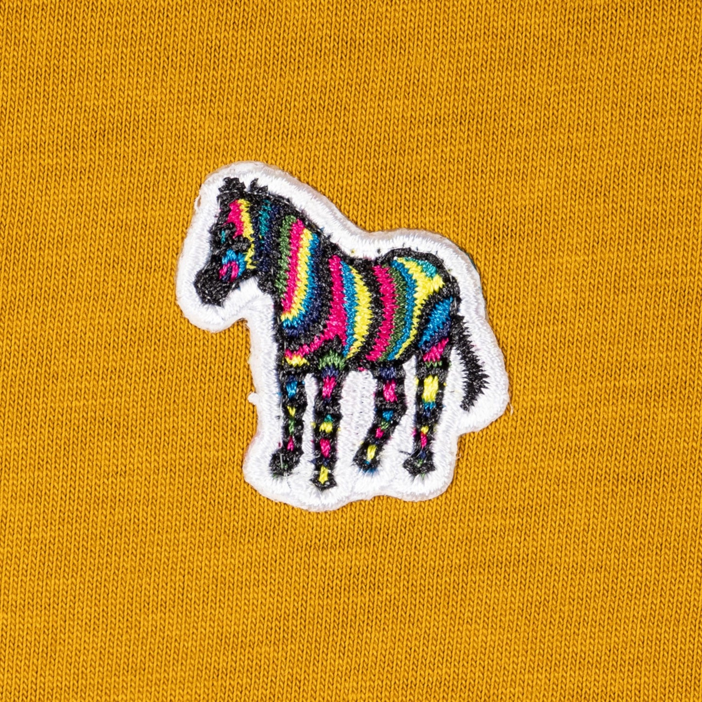 - Organic Cotton Zebra T-Shirt - Golden Yellow