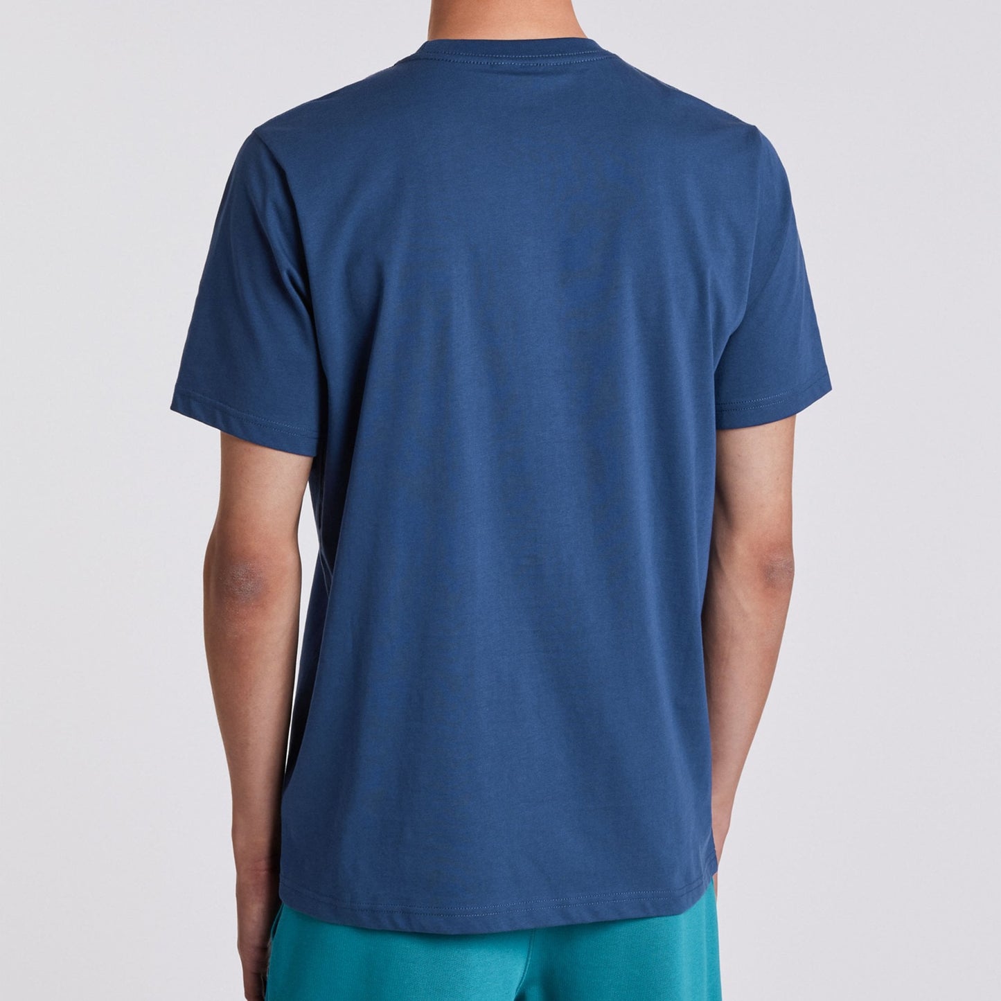 - Organic Cotton Zebra T-Shirt - Dark Blue