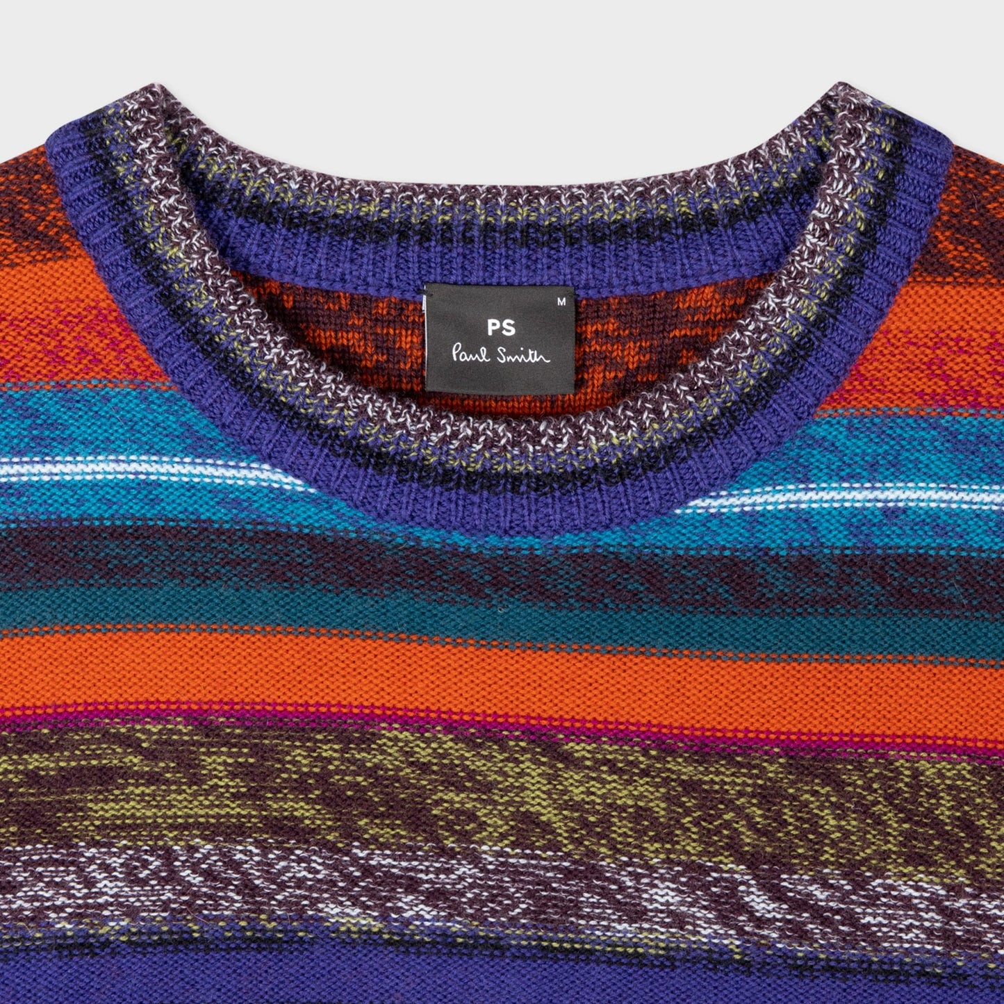 - Crew Neck Knitted Pullover - Dark Rust