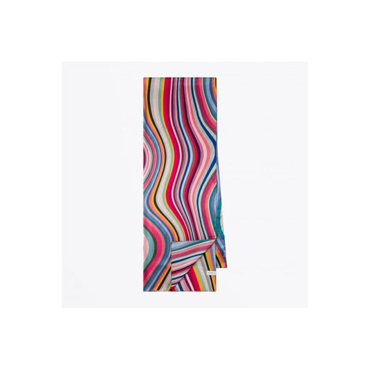 - 'Swirl' Silk Scarf - Multi