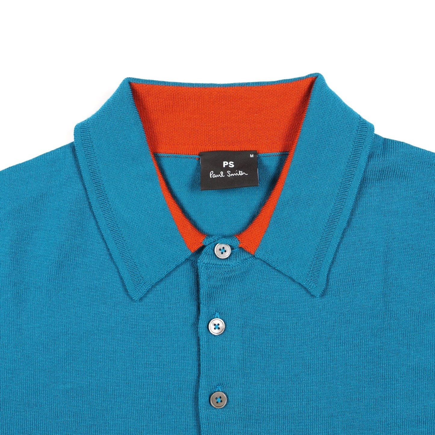 Long Sleeve Pullover Polo - Petrol Blue