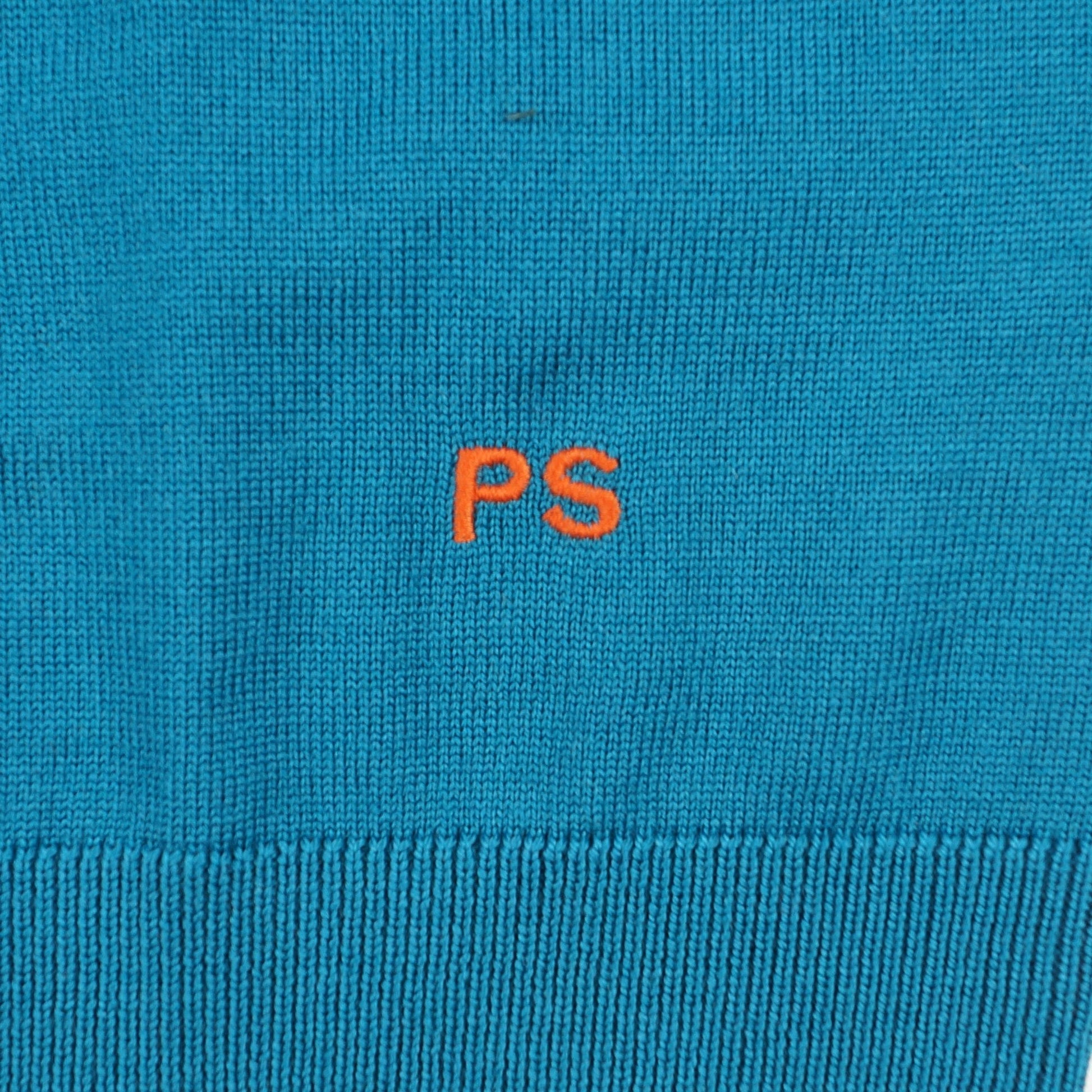 Paul Long Sleeve Pullover Polo - Petrol Blue