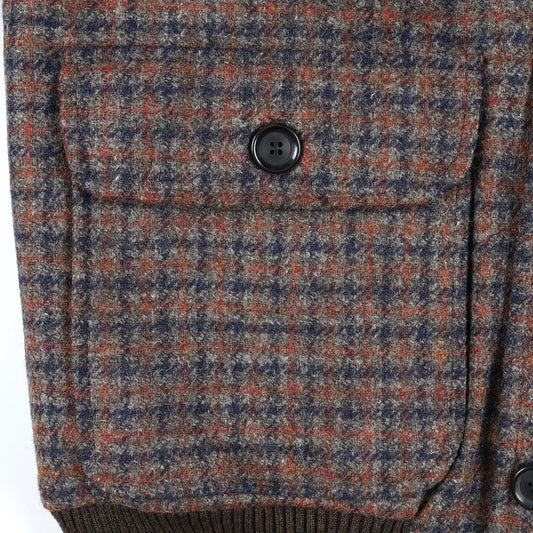 - Beswick Linfield Bomber Jacket - Charcoal/Multi