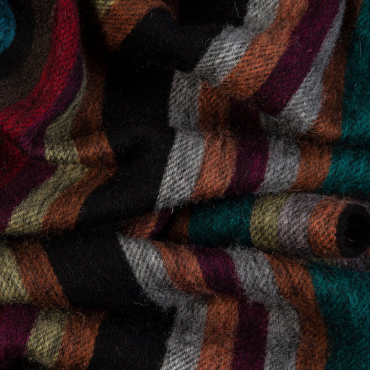 - Allover Stripe Scarf - Multicoloured