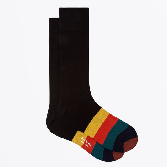 - 'Artist Stripe' Socks - Black
