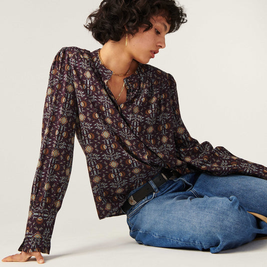 - Tadi Shirt - Burgundy