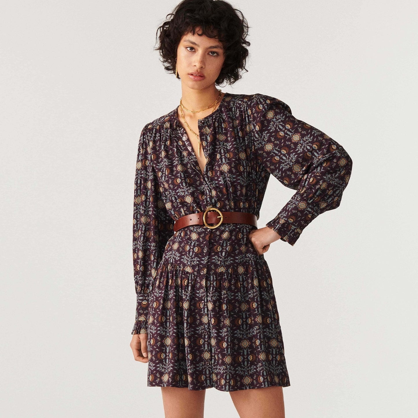 - Tracy Dress - Burgundy