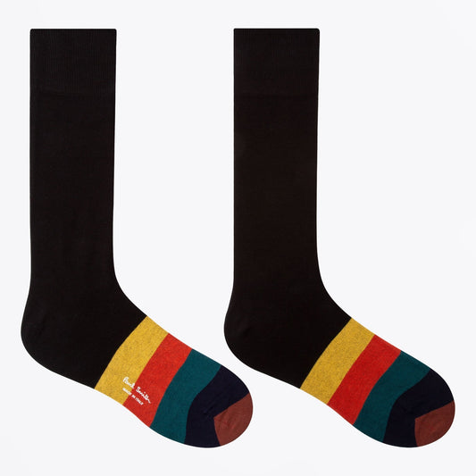 - 'Artist Stripe' Socks - Black