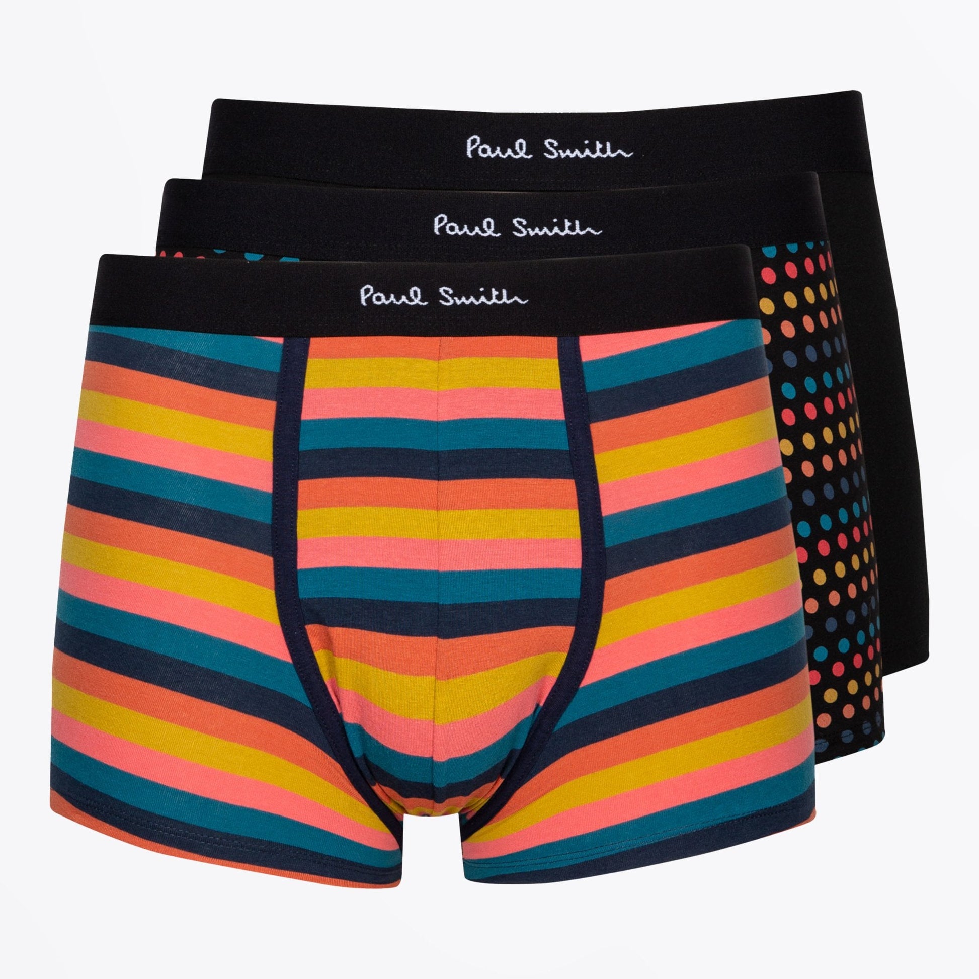 Paul Mixed Trunk 3-Pack - Multi/Black