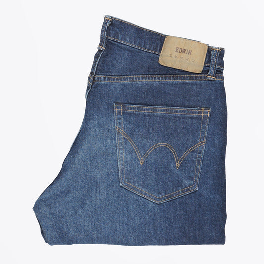 - Regular Tapered Jeans - Blue