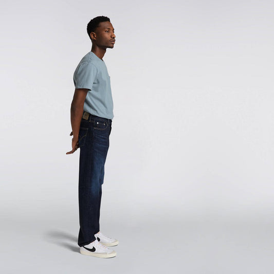 - Regular Tapered Jeans - Blue