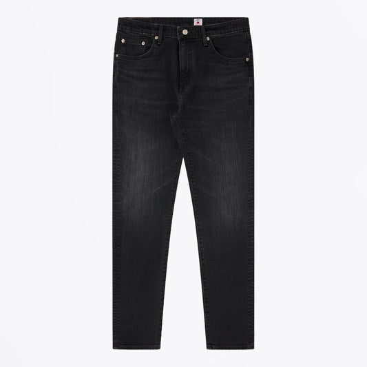 - Regular Tapered Jeans - Black