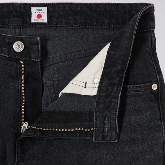 - Regular Tapered Jeans - Black