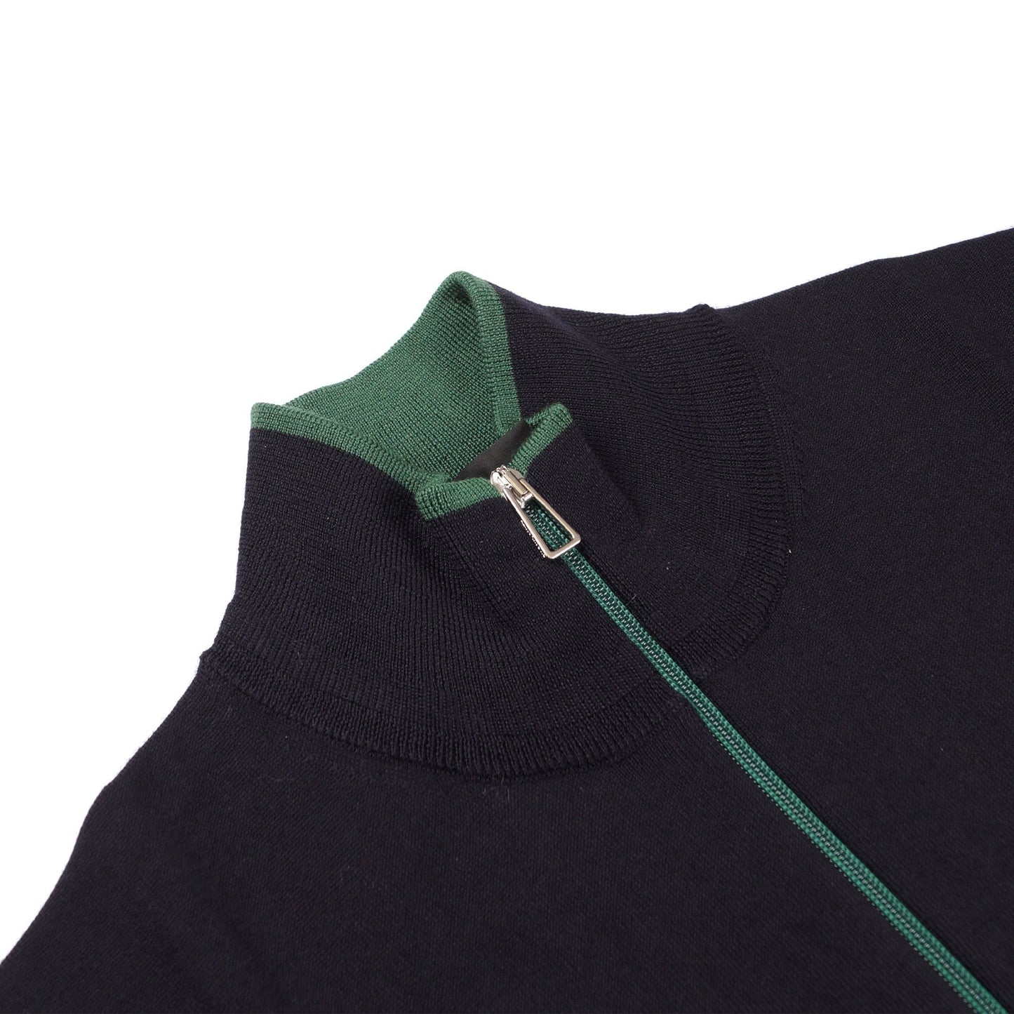 Half Zip Knitted Pullover - Very Dark Navy
