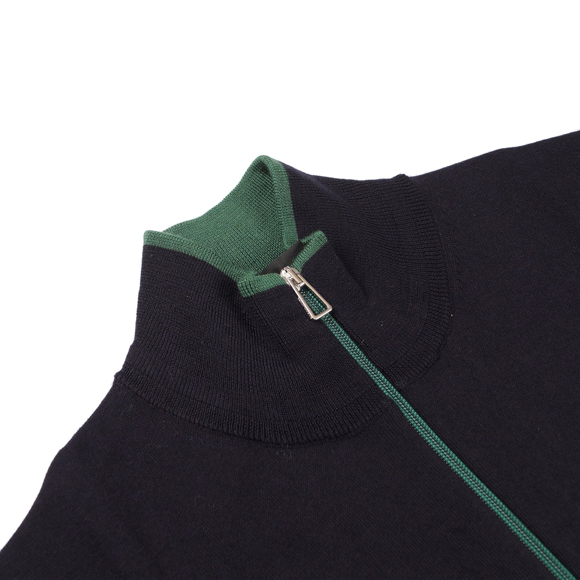 Paul Half Zip Knitted Pullover - Very Dark Navy