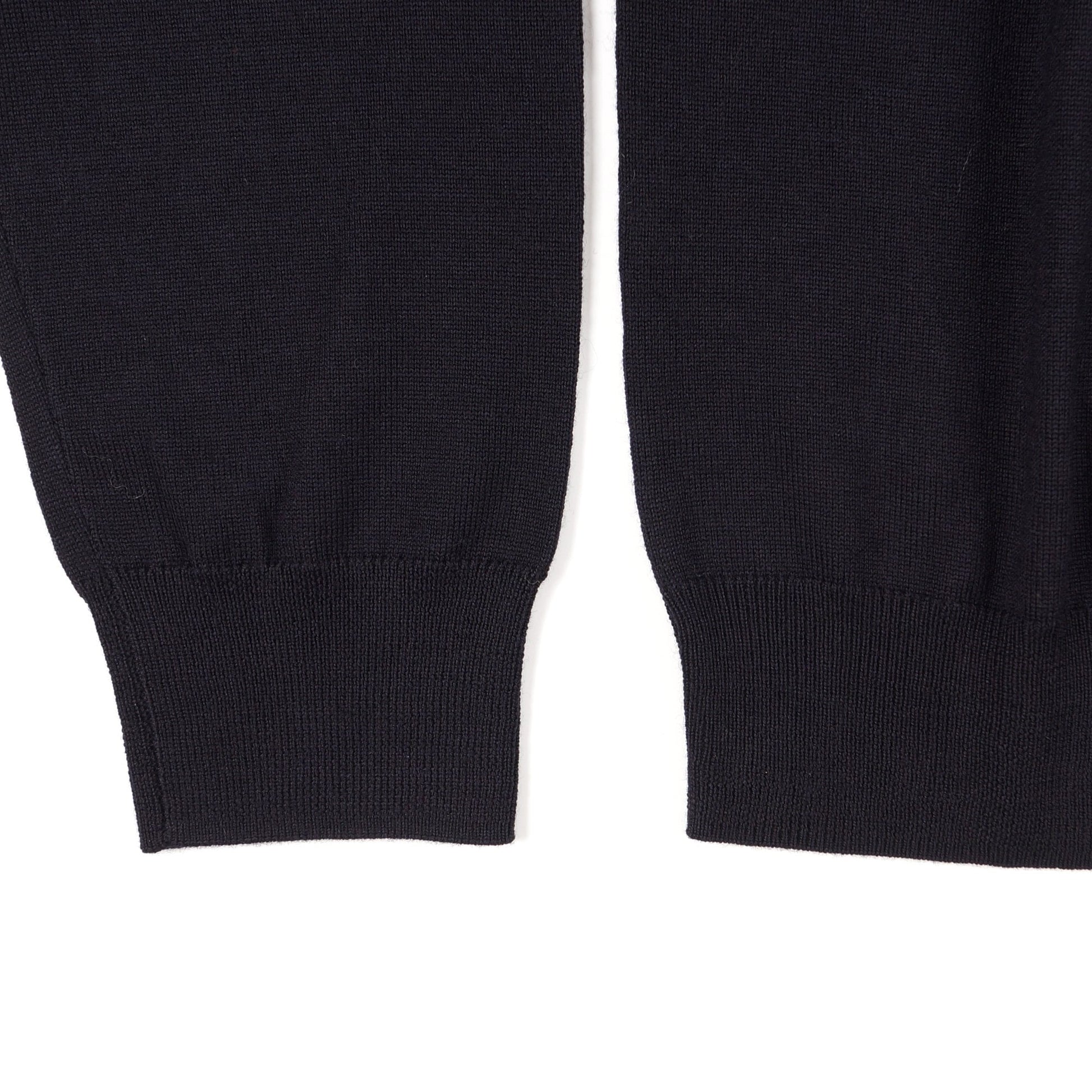 Paul Half Zip Knitted Pullover - Very Dark Navy