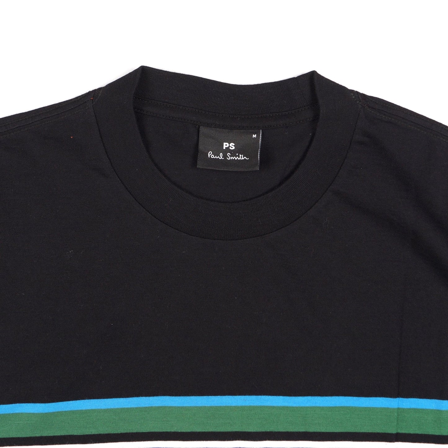 - Short Sleeve Stripe T-Shirt - Multi